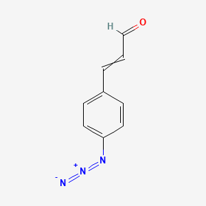 molecular formula C9H7N3O B1521951 4-Azidocinnamaldehyde CAS No. 22736-78-3