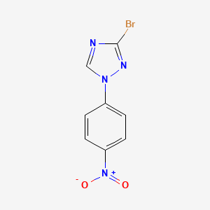 3-Bromo-1-(4-nitrophenyl)-1H-1,2,4-triazole
