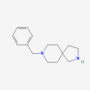 molecular formula C15H22N2 B1521972 8-苄基-2,8-二氮杂螺[4.5]癸烷 CAS No. 336191-15-2