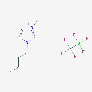 molecular formula C9H15BF6N2 B1521977 1-Butyl-3-methylimidazolium Trifluoro(trifluoromethyl)borate CAS No. 741677-68-9