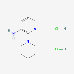 molecular formula C10H17Cl2N3 B1521993 2-(Piperidin-1-yl)pyridin-3-amine dihydrochloride CAS No. 1193388-17-8