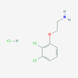 molecular formula C8H10Cl3NO B1522005 1-(2-Aminoethoxy)-2,3-dichlorobenzene hydrochloride CAS No. 39959-87-0