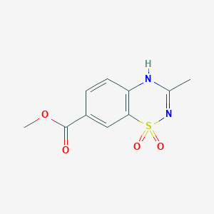 Methyl 3-methyl-1,1-dioxo-4H-1$L^{6},2,4-benzothiadiazine-7-carboxylate