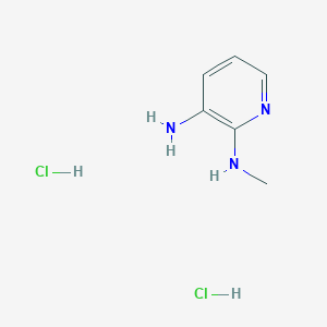molecular formula C6H11Cl2N3 B1522015 2-N-methylpyridine-2,3-diamine dihydrochloride CAS No. 1197617-33-6