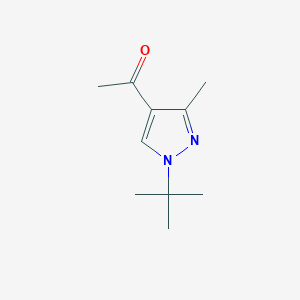 1-(1-tert-butyl-3-methyl-1H-pyrazol-4-yl)ethan-1-one