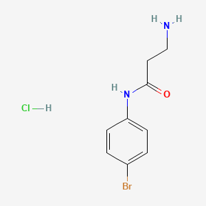 3-amino-N-(4-bromophenyl)propanamide hydrochloride
