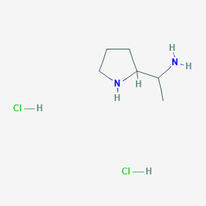 1-(Pyrrolidin-2-yl)ethan-1-amine dihydrochloride