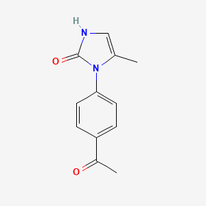 1-(4-acetylphenyl)-5-methyl-2,3-dihydro-1H-imidazol-2-one