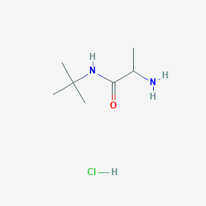molecular formula C7H17ClN2O B1522038 2-amino-N-tert-butylpropanamide hydrochloride CAS No. 1214031-03-4