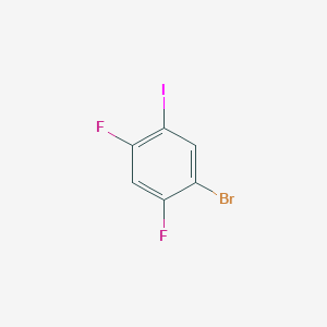 molecular formula C6H2BrF2I B1522044 1-Bromo-2,4-difluoro-5-iodobenzene CAS No. 914636-91-2