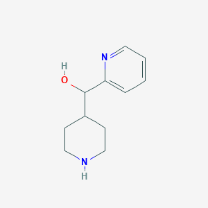 molecular formula C11H16N2O B1522045 Piperidin-4-YL(pyridin-2-YL)methanol CAS No. 884504-89-6