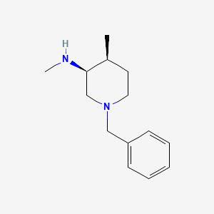molecular formula C14H22N2 B1522052 (3S,4S)-1-Benzyl-N,4-dimethylpiperidin-3-amine CAS No. 477600-69-4