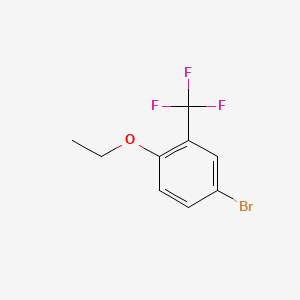 molecular formula C9H8BrF3O B1522065 4-Bromo-1-ethoxy-2-(trifluoromethyl)benzene CAS No. 914635-58-8