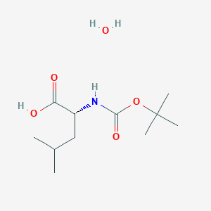 molecular formula C11H23NO5 B152207 BOC-D-亮氨酸单水合物 CAS No. 200937-17-3