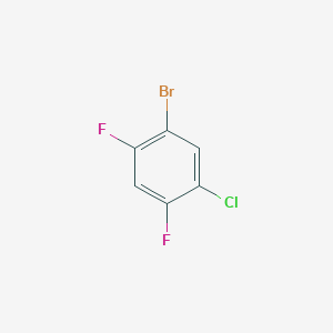 molecular formula C6H2BrClF2 B1522075 1-Bromo-5-chloro-2,4-difluorobenzene CAS No. 914636-89-8