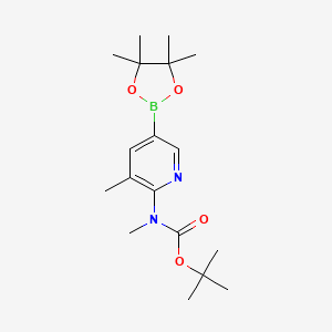 tert-butyl Methyl(3-Methyl-5-(4,4,5,5-tetraMethyl-1,3,2-dioxaborolan-2-yl)pyridin-2-yl)carbaMate