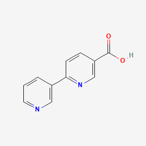 molecular formula C11H8N2O2 B1522089 [2,3'-Bipyridine]-5-carboxylic acid CAS No. 5059-52-9