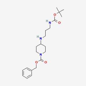 Benzyl 4-[(3-{[(tert-butoxy)carbonyl]amino}propyl)amino]piperidine-1-carboxylate