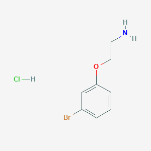 molecular formula C8H11BrClNO B1522101 1-(2-Aminoethoxy)-3-bromobenzene hydrochloride CAS No. 1193388-09-8