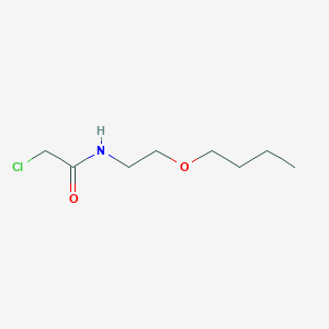 molecular formula C8H16ClNO2 B1522109 N-(2-butoxyethyl)-2-chloroacetamide CAS No. 1193387-64-2