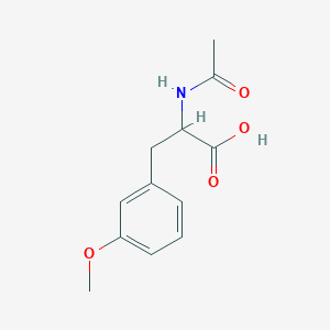 molecular formula C12H15NO4 B1522124 2-Acetamido-3-(3-methoxyphenyl)propanoic acid CAS No. 41888-58-8