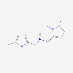 molecular formula C14H21N3 B1522139 双[(1,5-二甲基-1H-吡咯-2-基)甲基]胺 CAS No. 1209276-40-3