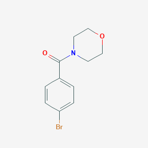 molecular formula C11H12BrNO2 B152215 (4-溴苯基)(吗啉基)甲酮 CAS No. 127580-92-1