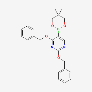 2,4-Bis(benzyloxy)-5-(5,5-dimethyl-1,3,2-dioxaborinan-2-yl)pyrimidine