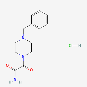 2-(4-Benzyl-piperazin-1-yl)-2-oxo-acetamide hydrochloride