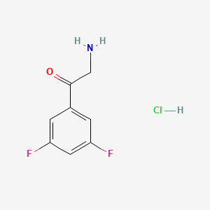 2-Amino-1-(3,5-difluoro-phenyl)-ethanone hydrochloride
