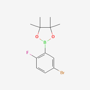 5-BROMO-2-FLUOROPHENYLBORONIC ACID PINACOL ESTER
