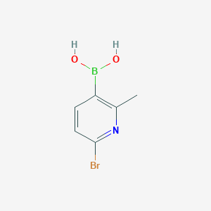 molecular formula C6H7BBrNO2 B1522186 6-Bromo-2-methylpyridine-3-boronic acid CAS No. 1072944-22-9