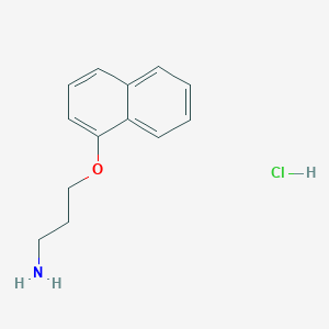 molecular formula C13H16ClNO B1522191 1-(3-Aminopropoxy)naphthalene hydrochloride CAS No. 197504-23-7