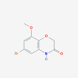 molecular formula C9H8BrNO3 B1522199 6-Bromo-8-methoxy-2H-benzo[B][1,4]oxazin-3(4H)-one CAS No. 943995-18-4