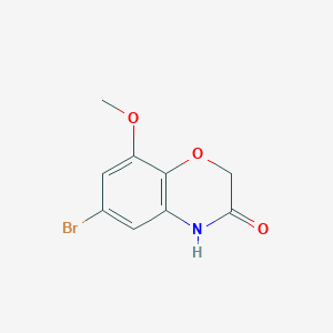 6-Bromo-8-methoxy-2H-benzo[B][1,4]oxazin-3(4H)-one