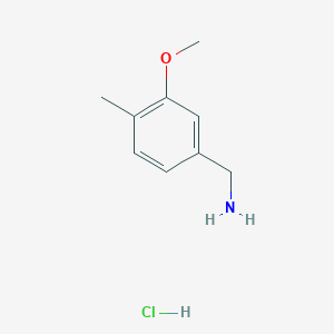 (3-Methoxy-4-methylphenyl)methanamine hydrochloride