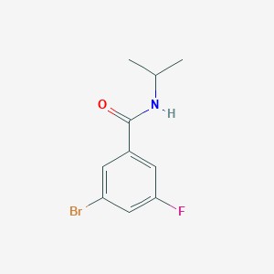 molecular formula C10H11BrFNO B1522216 3-Bromo-5-fluoro-N-isopropylbenzamide CAS No. 1181538-97-5