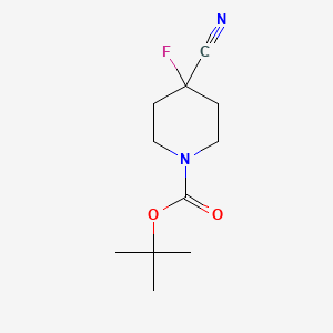 Tert-butyl 4-cyano-4-fluoropiperidine-1-carboxylate
