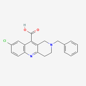 2-Benzyl-8-chloro-1,2,3,4-tetrahydrobenzo[B][1,6]naphthyridine-10-carboxylic acid