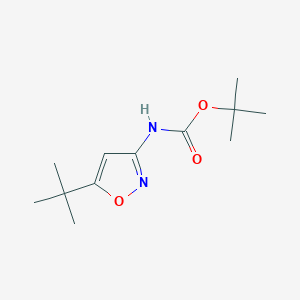 B1522227 Tert-butyl 5-tert-butylisoxazol-3-ylcarbamate CAS No. 89661-71-2