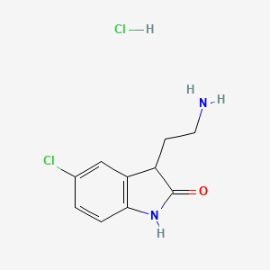 3-(2-Aminoethyl)-5-chloroindolin-2-one hydrochloride