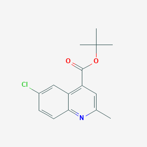 Tert-butyl 6-chloro-2-methylquinoline-4-carboxylate