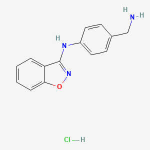 N-(4-(Aminomethyl)phenyl)benzo[D]isoxazol-3-amine hydrochloride