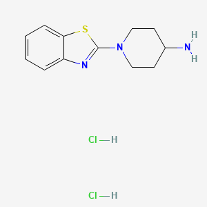 1-(1,3-Benzothiazol-2-yl)piperidin-4-amine dihydrochloride