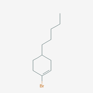 1-Bromo-4-pentylcyclohex-1-ene
