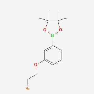 2-(3-(2-Bromoethoxy)phenyl)-4,4,5,5-tetramethyl-1,3,2-dioxaborolane