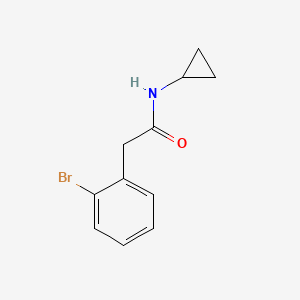 2-(2-Bromophenyl)-N-cyclopropylacetamide
