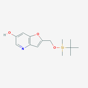 2-((tert-Butyldimethylsilyloxy)methyl)-furo[3,2-b]pyridin-6-ol