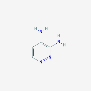 molecular formula C4H6N4 B152227 Pyridazine-3,4-diamine CAS No. 61070-98-2