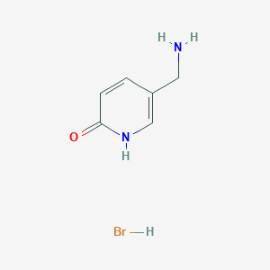 molecular formula C6H9BrN2O B1522270 5-(Aminomethyl)pyridin-2(1H)-one hydrobromide CAS No. 1159822-18-0